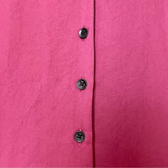 RARE Rag & Bone Deep Red Hi-Low Button Up - Picture 8 of 10